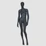 F-2206-AH African style matte balk female mannequin display paint nano