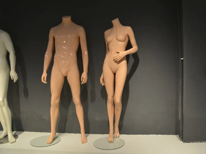 Headles  female and male mannequin