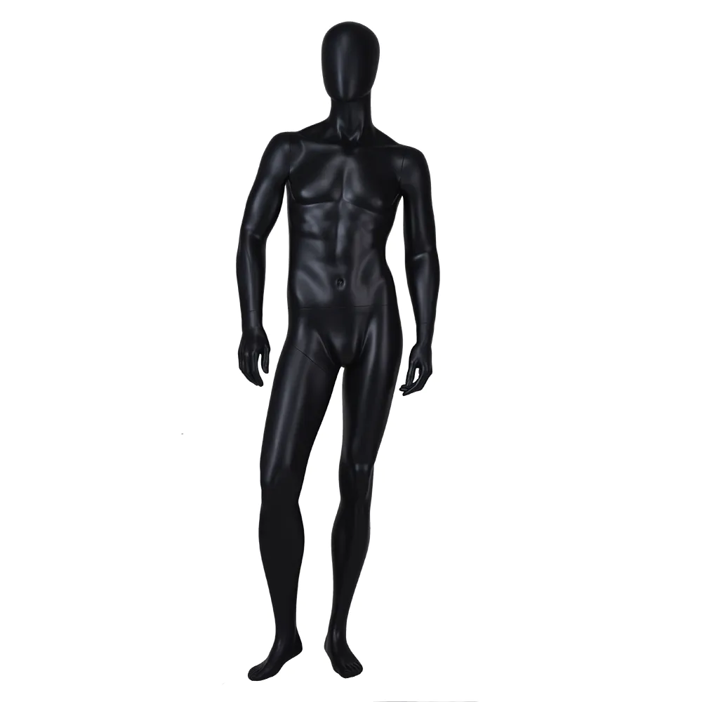 YB-1 Black abstract mannequin full body male mannequin customization