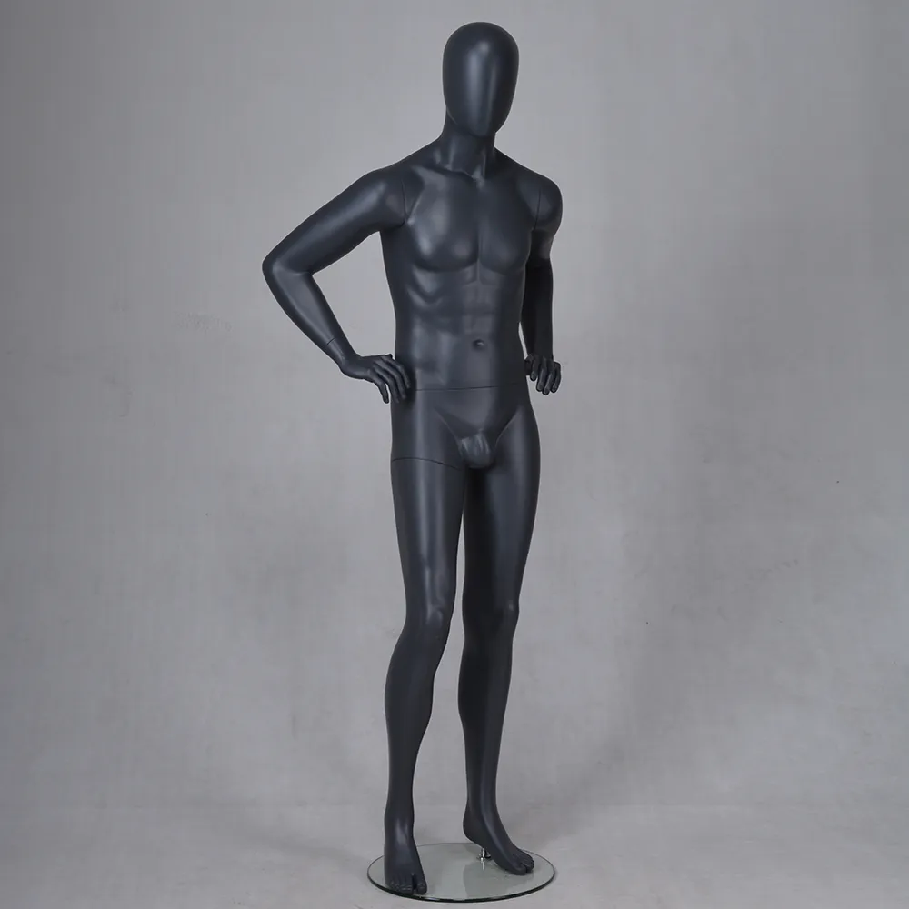 IAN-6 Fiberglass fashion male mannequin full body nude model for shop window