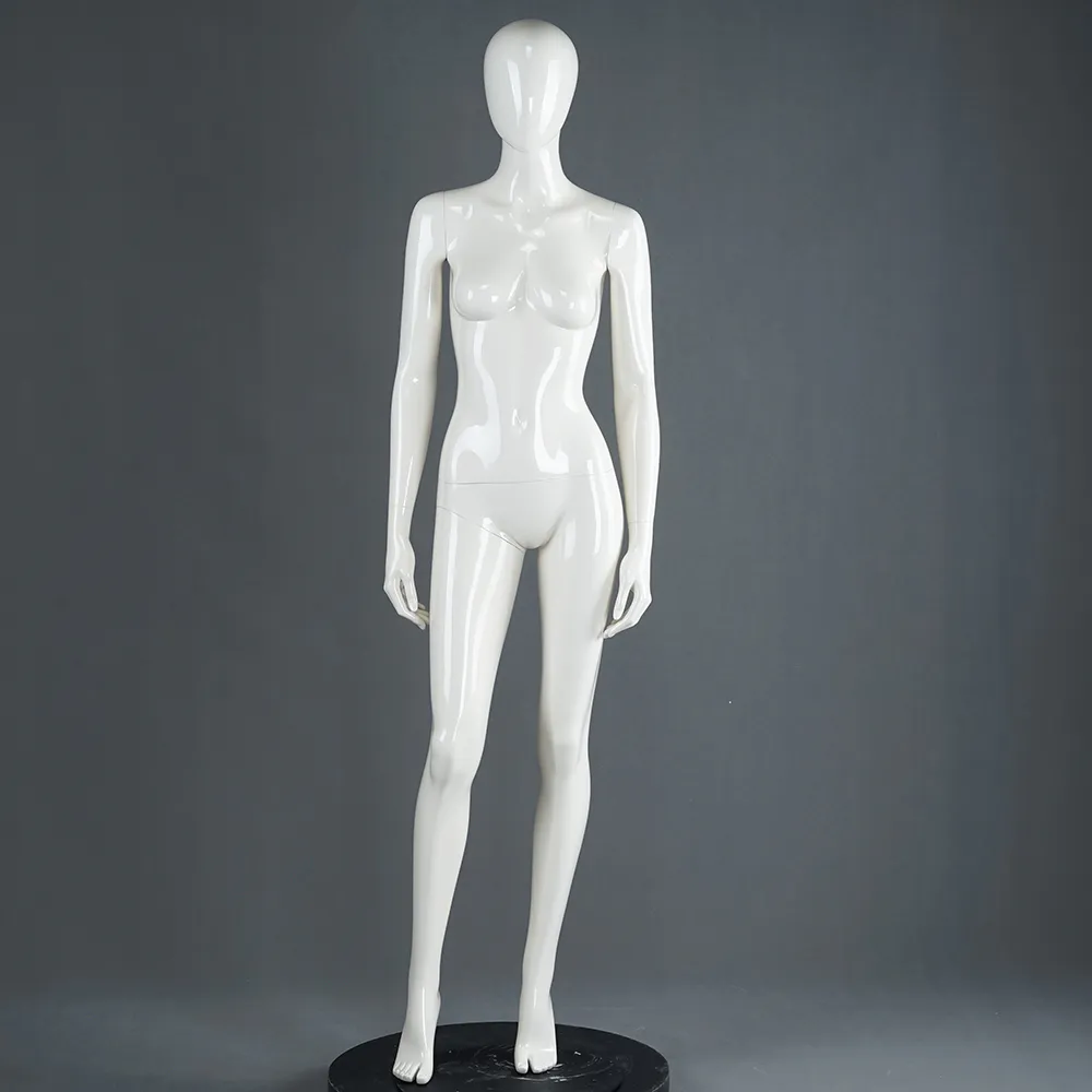 SQF-2 Standing female fiberglass mannequin for window display