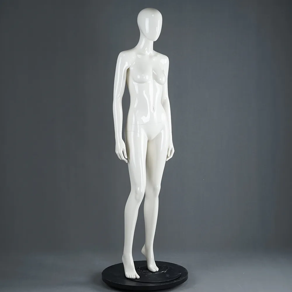 SQF-2 Standing female fiberglass mannequin for window display