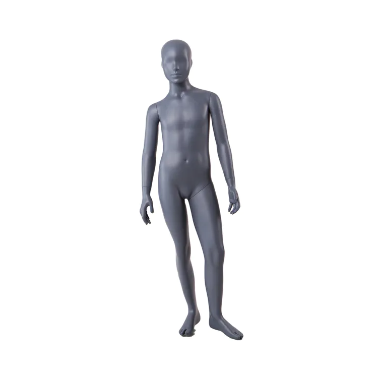 BC-KIDS-B Standing young teenage boy children mannequin black color for display