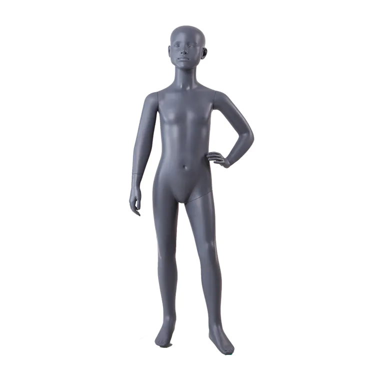 BC-KIDS-A Full body black child mannequin fiberglass dispaly mannequin