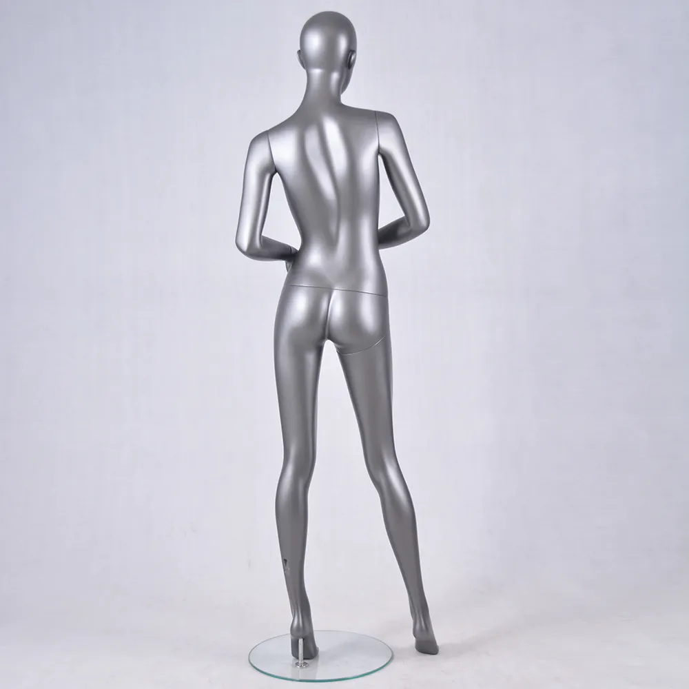 AFF-SRU-A Standing full body black female mannequin realistic women mannequin for display