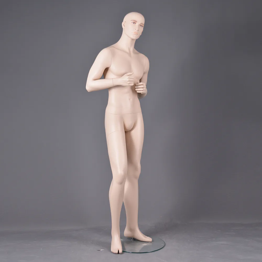 CM-32 Cheap realistic make-up male mannequin with head adjustable