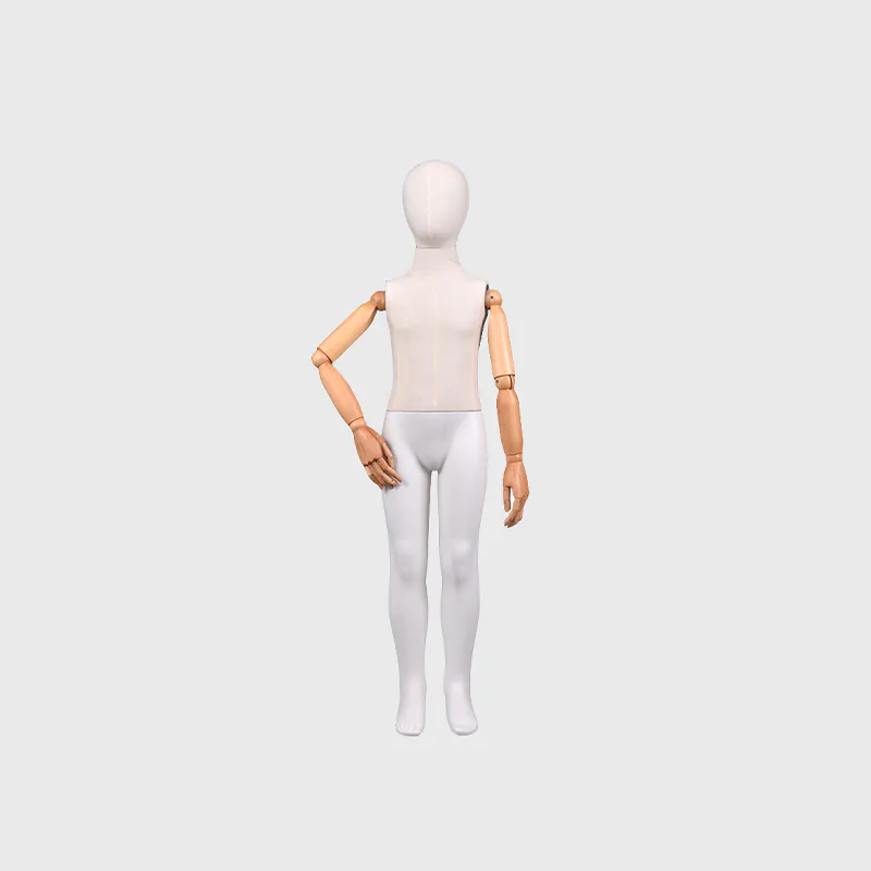 Child dress form full body fabric mannequin boy for sale