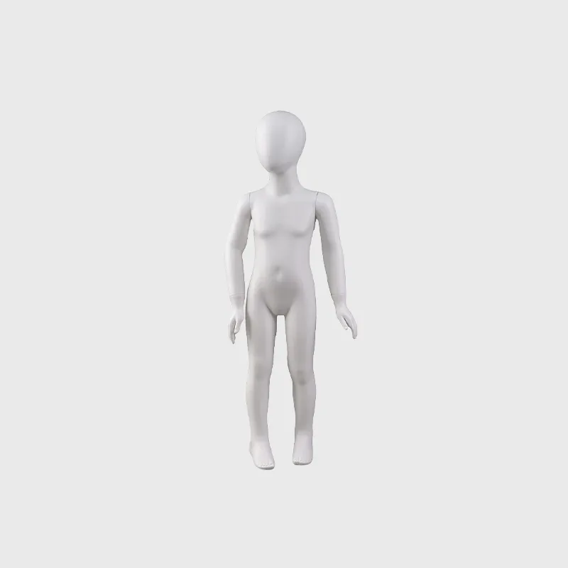 Full body egg head childrens mannequins