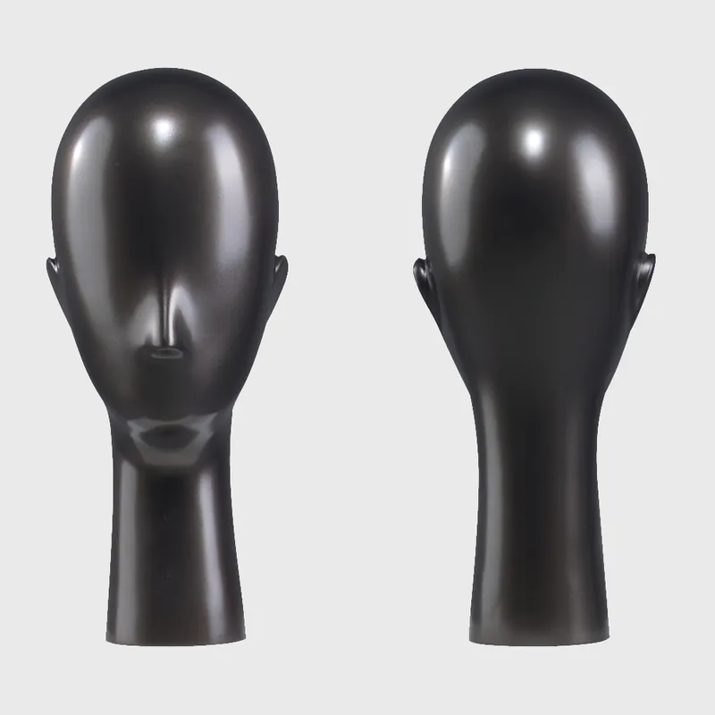 Semi abstract mannequin wigs display mannequin head