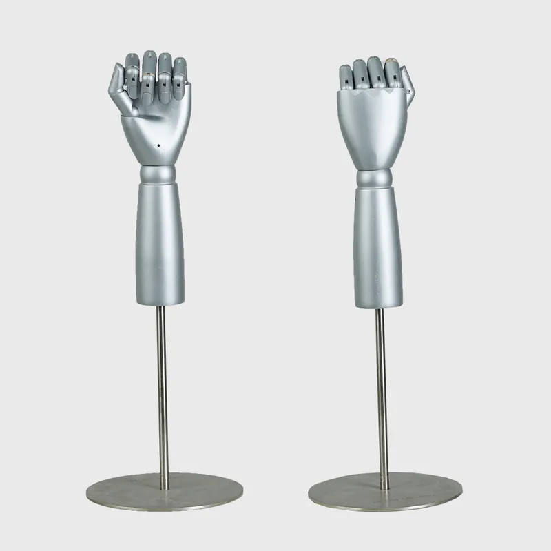 Factory price wooden manikin hands flexible glove display hands for sale