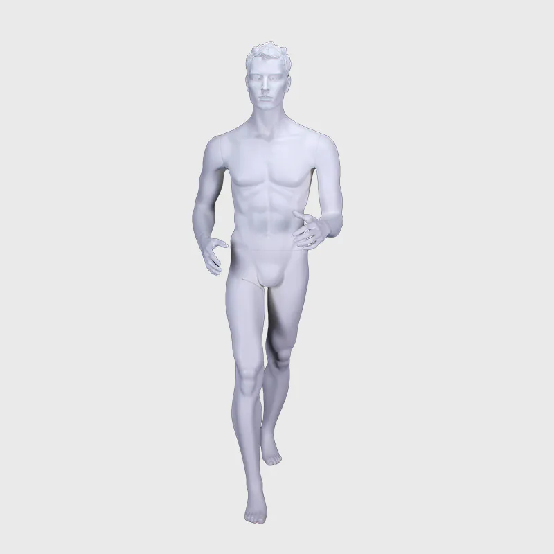 Running mannequin men full body action male mannequin