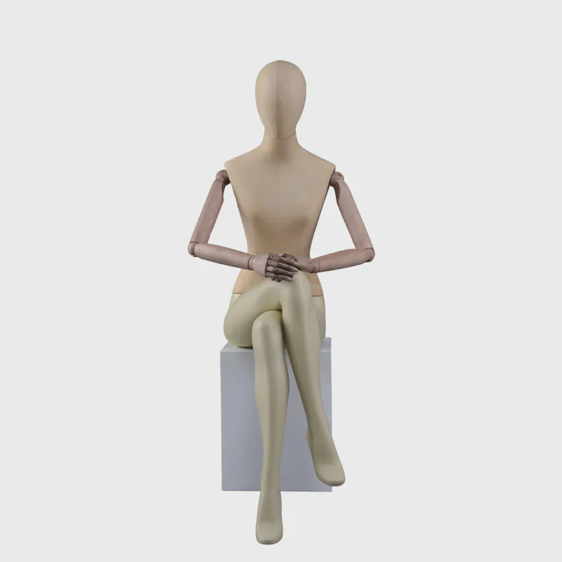 Cheap sitting mannequin full size western female mannequin