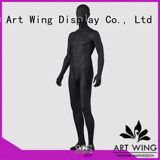 YB-5 High fashion hot sale black color male standing mannequin